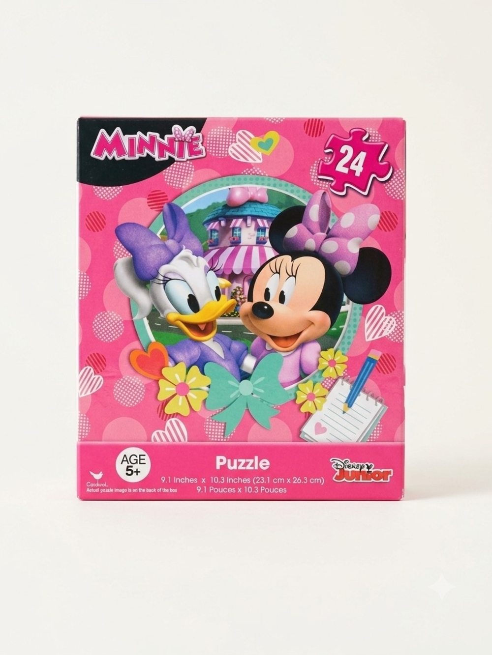 Disney Junior Minnie Mouse 24 Piece Jigsaw Puzzle Cardinal Games Complete Boxed